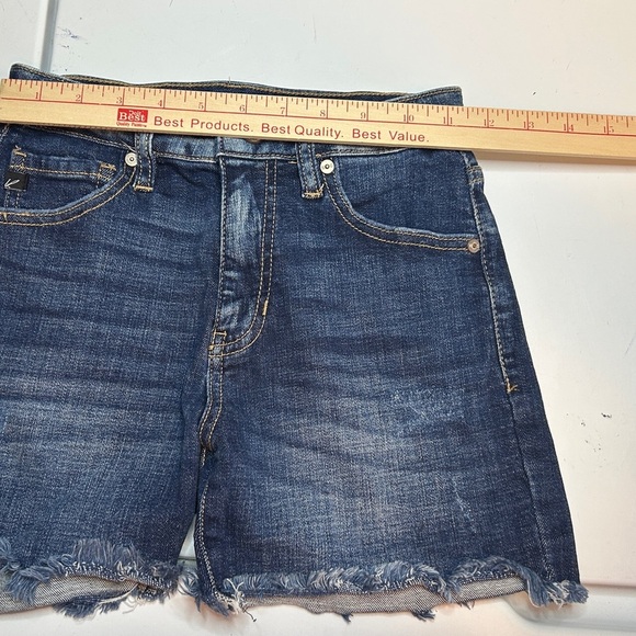 KanCan High Rise Jean Shorts Women's Size Small, Medium Wash Denim - Picture 5 of 5